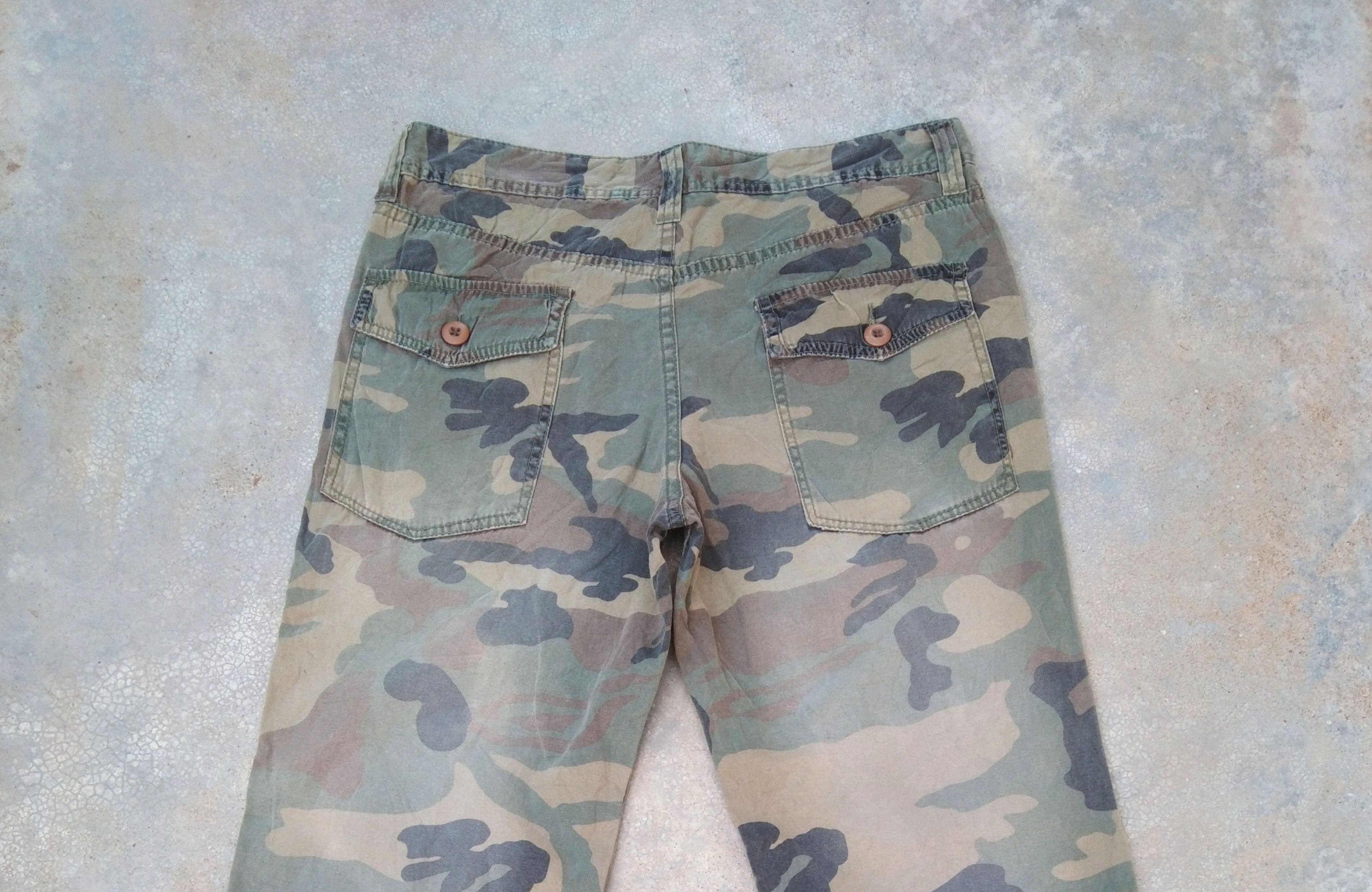 Japanese Brand DPM-045 Multipocket Boot Cut Military Style Pants 32x30 Size US 32 / EU 48 - 3 Thumbnail
