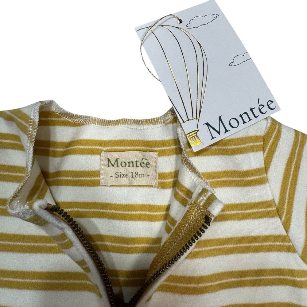 Other NWT New Montee Horizontal Striped Short Sleeve Honey Shirt Size US XXS / EU 40 - 5 Thumbnail