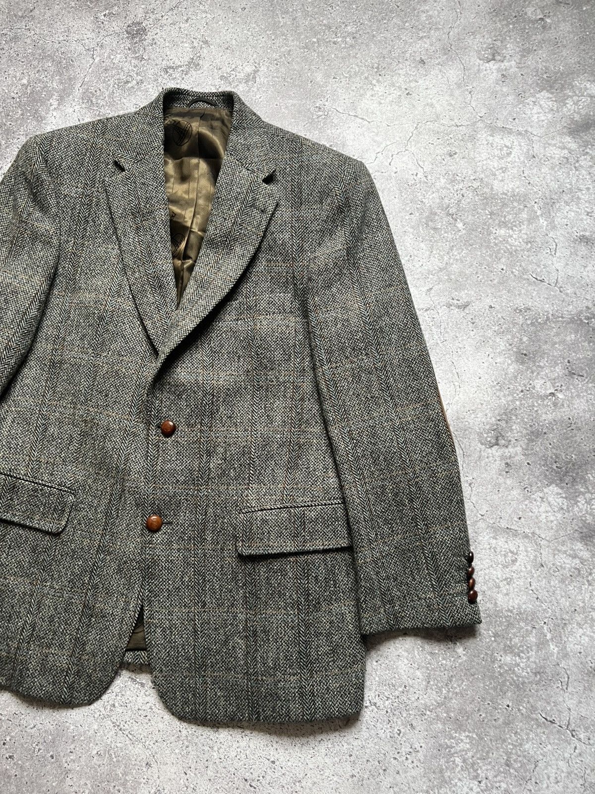 Harris Tweed Harris Tweed Mario Barutti Wool Blazer Jacket Men's Size 40L - 3 Thumbnail