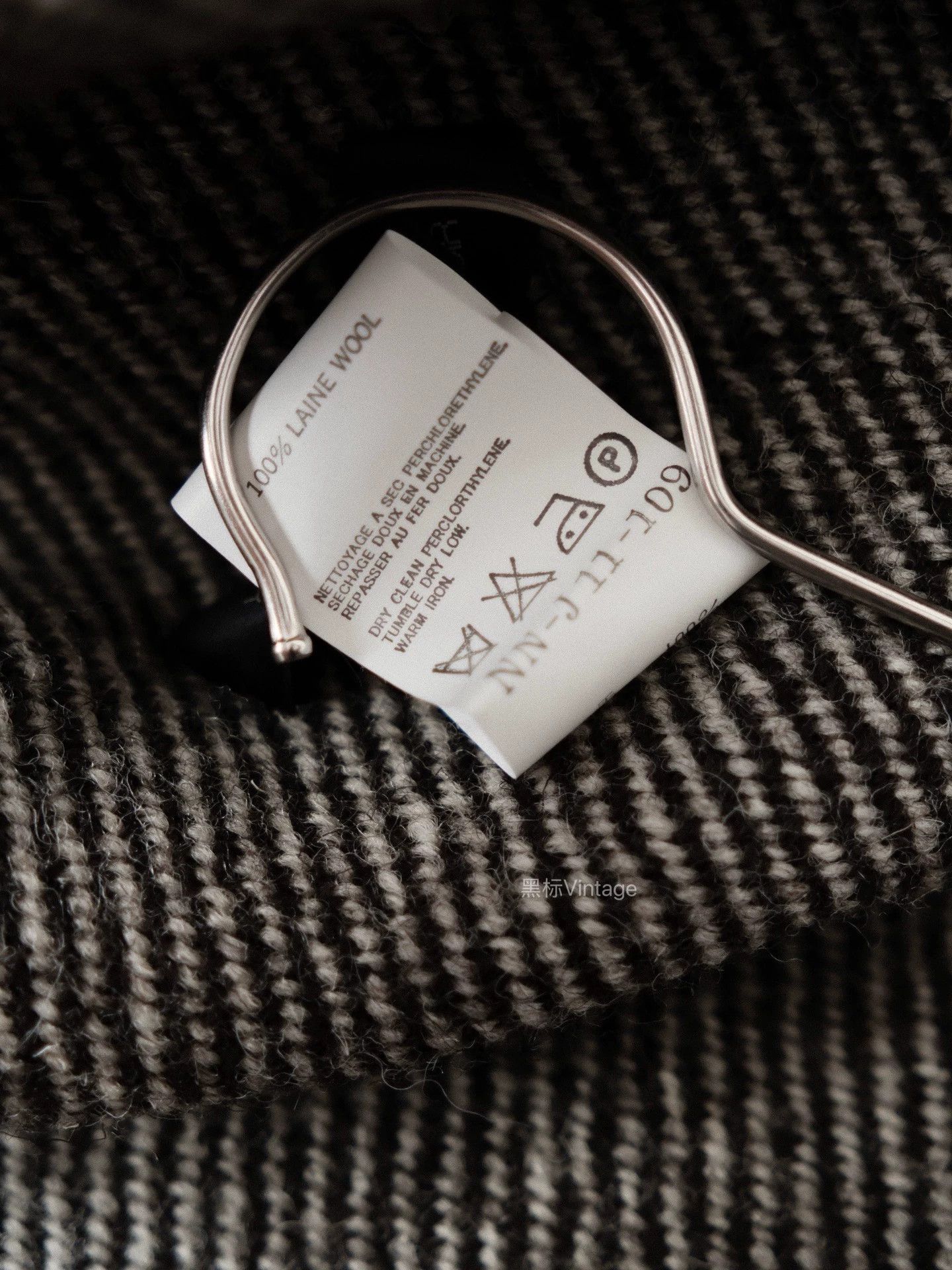 Yohji Yamamoto Yohji Noir 05AW Vintage Houndstooth Stole Scarf 9/10 Size ONE SIZE - 9 Thumbnail