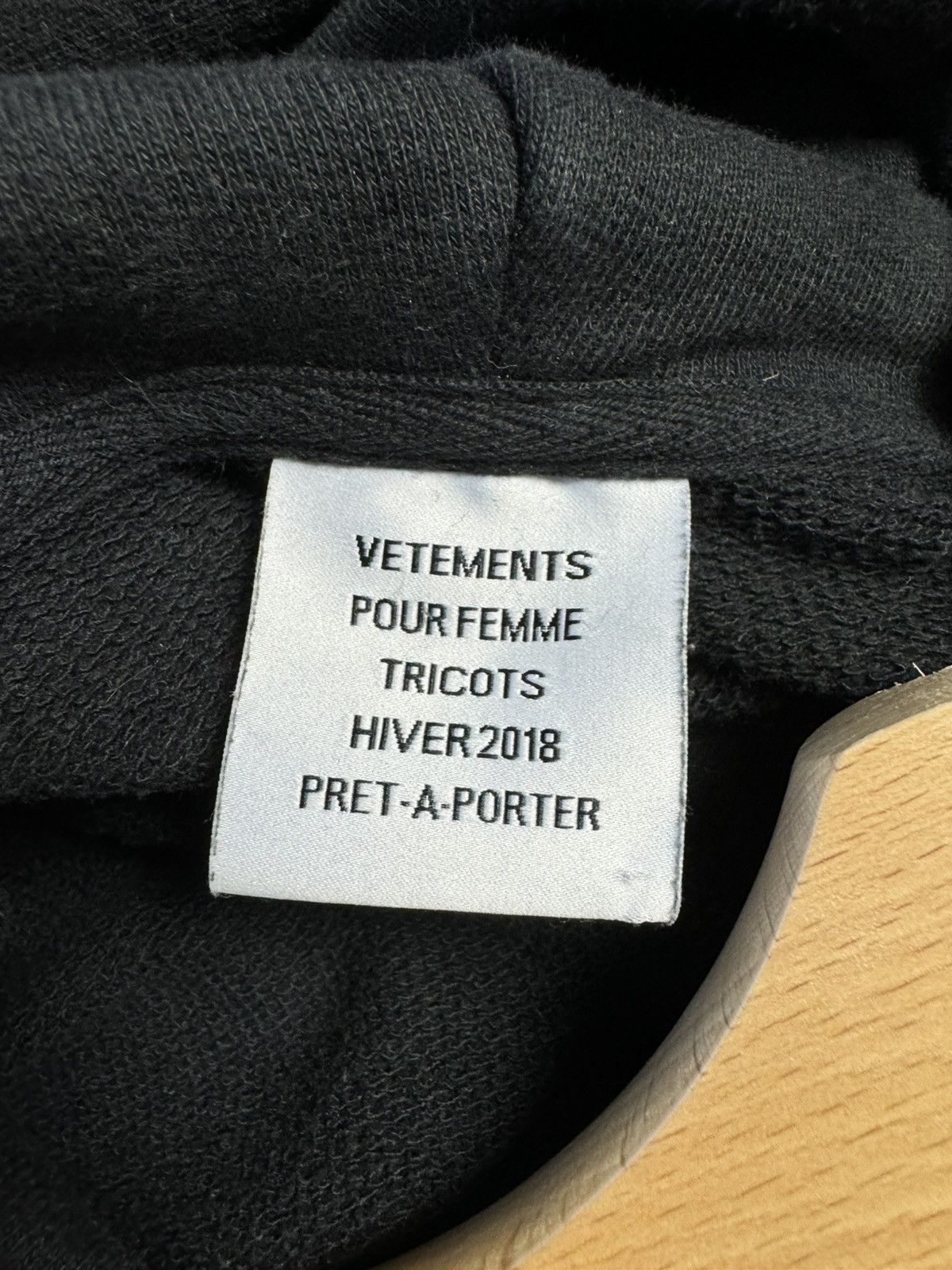 Vetements Vetements sweater logo hoodie Size US XS / EU 42 / 0 - 5 Thumbnail