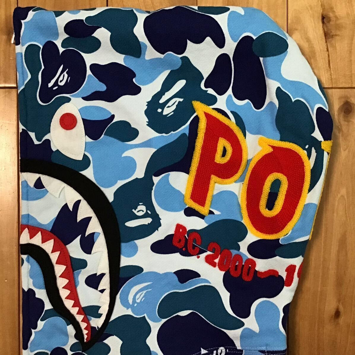 Bape BAPE ABC camo Blue shark full zip hoodie a bathing ape Size US M / EU 48-50 / 2 - 5 Thumbnail
