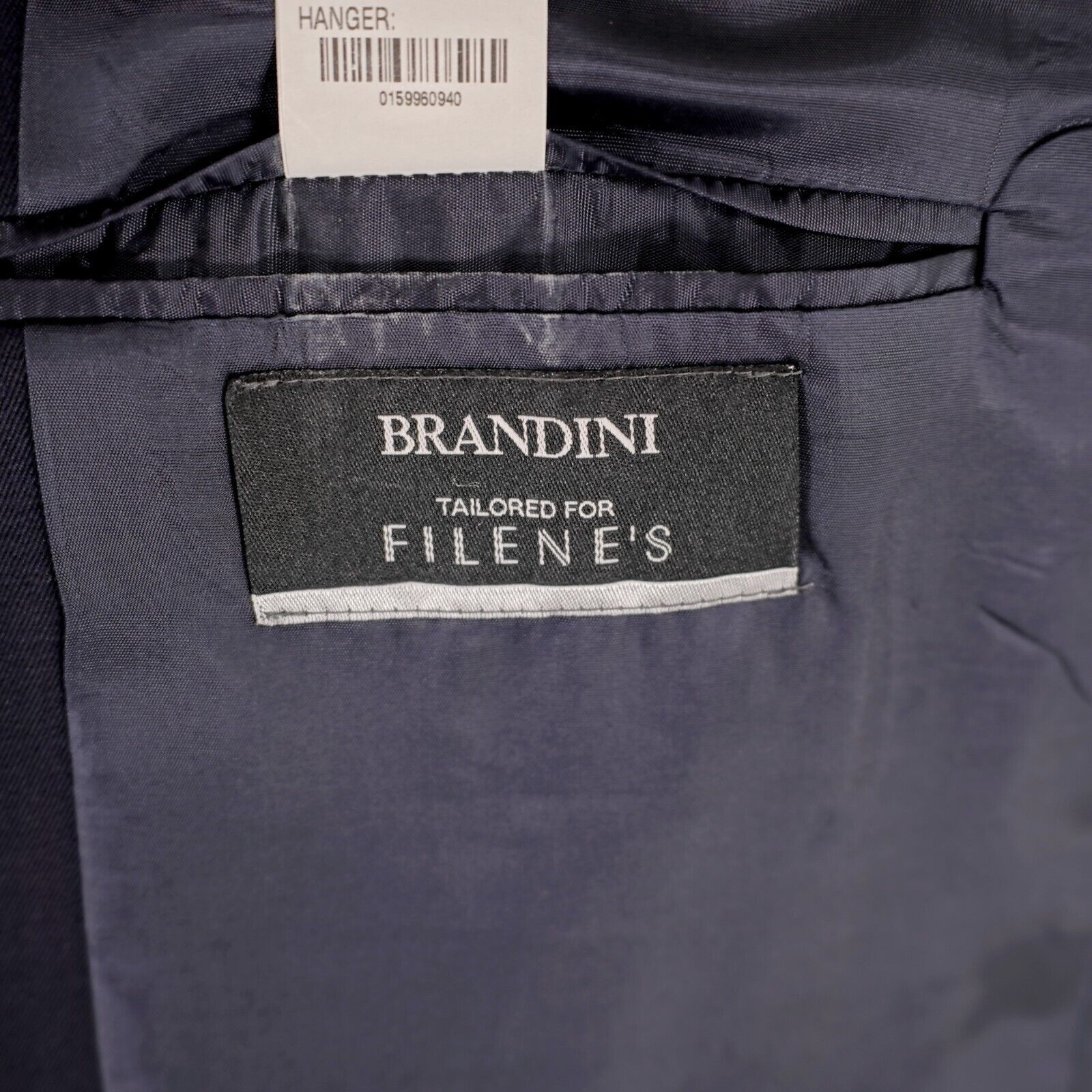 Brandini DAMAGED Brandini Filene's Wool Blue 3 Button Blazer 44L Tagg Size 44L - 12 Thumbnail