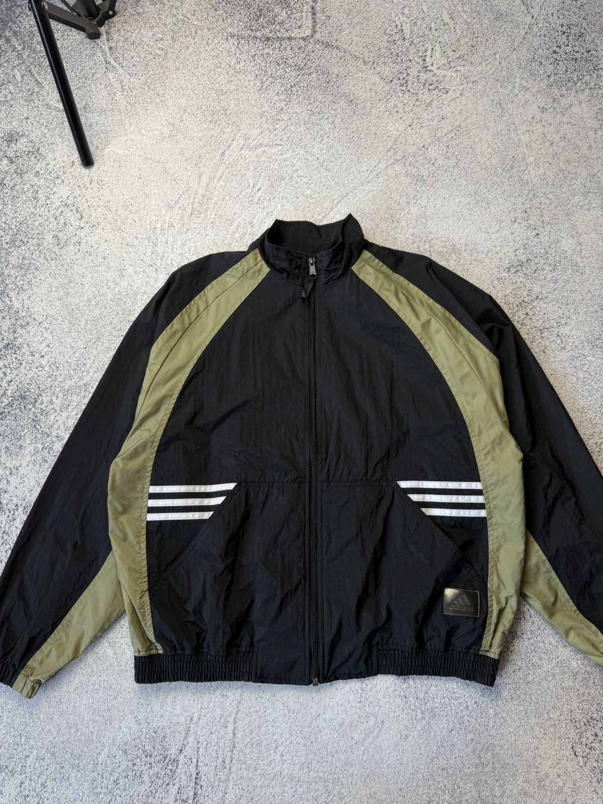 Adidas Vintage Adidas Track Jacket Nylon Y2K Size US L / EU 52-54 / 3 - 2 Thumbnail