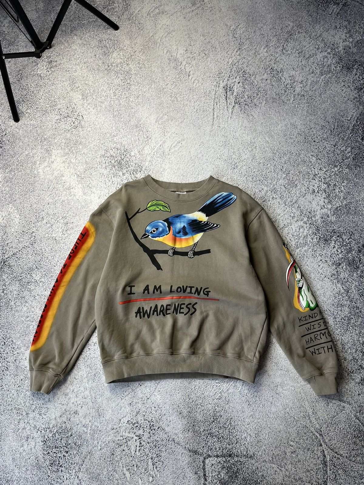Vintage Vintage Kanye I Am Loving Awareness Sweatshirt Size US M / EU 48-50 / 2 - 2 Thumbnail