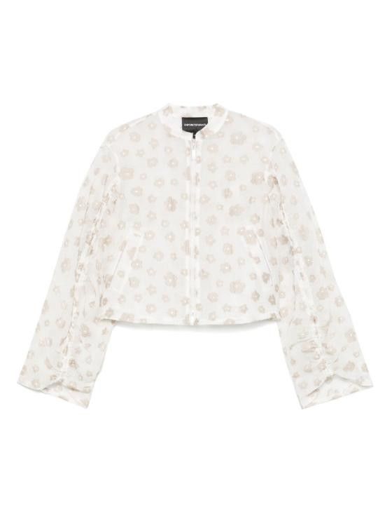 Emporio Armani EMPORIO ARMANI Women Shirts EW000646 AF12641F0009 White Size L / US 10 / IT 46 - 1 Thumbnail