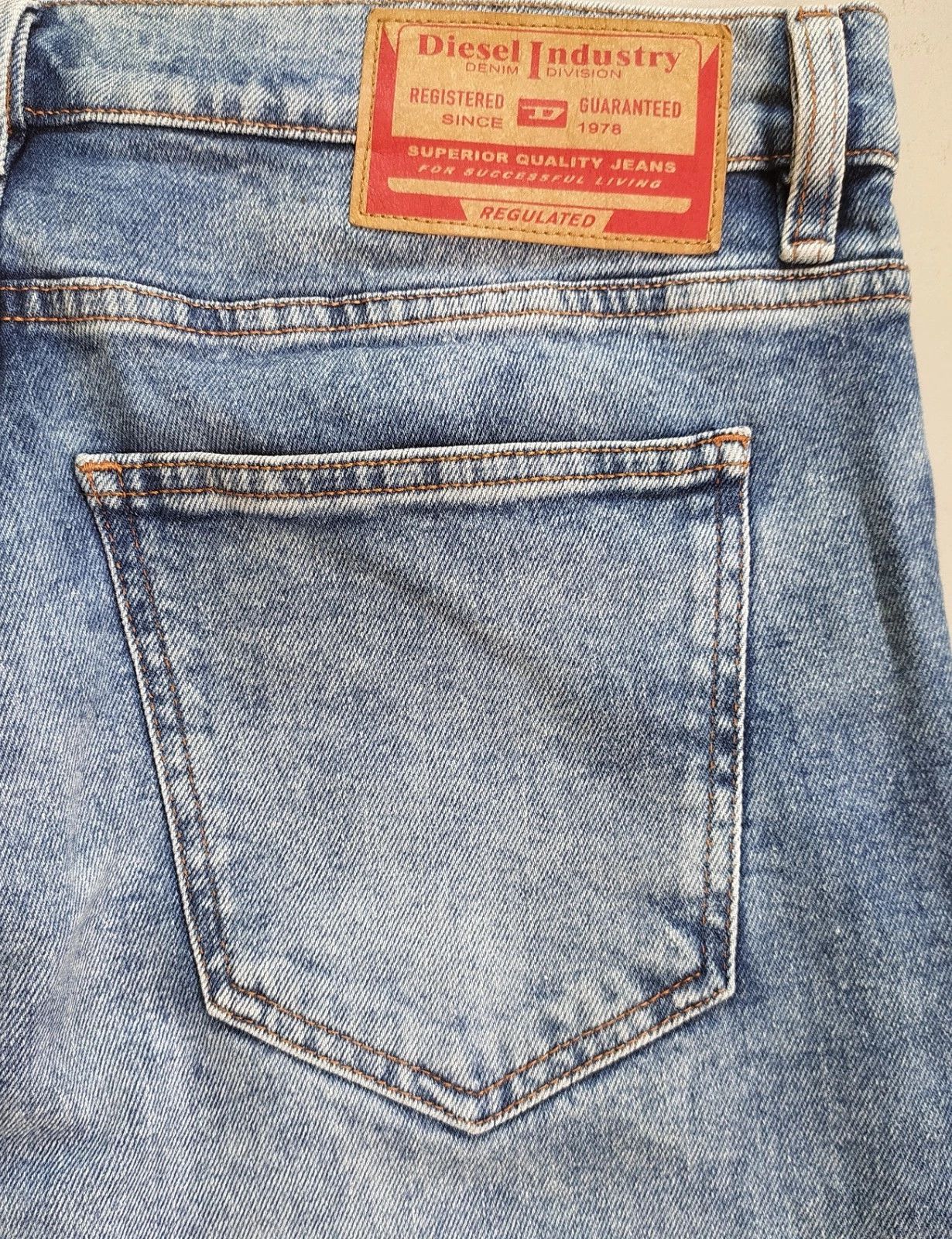 Diesel Diesel 2019 D-STRUKT-R L.32 MENS JEANS T/9666 Size US 32 / EU 48 - 10 Thumbnail