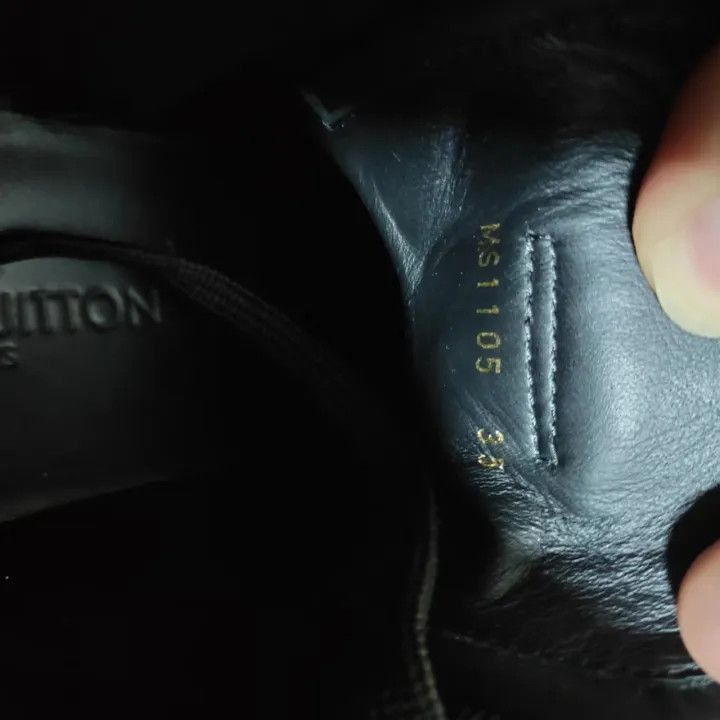 Louis Vuitton Louis Vuitton Rivoli Leather High-Top Sneakers -2508 Size US 5 / EU 37 - 5 Thumbnail