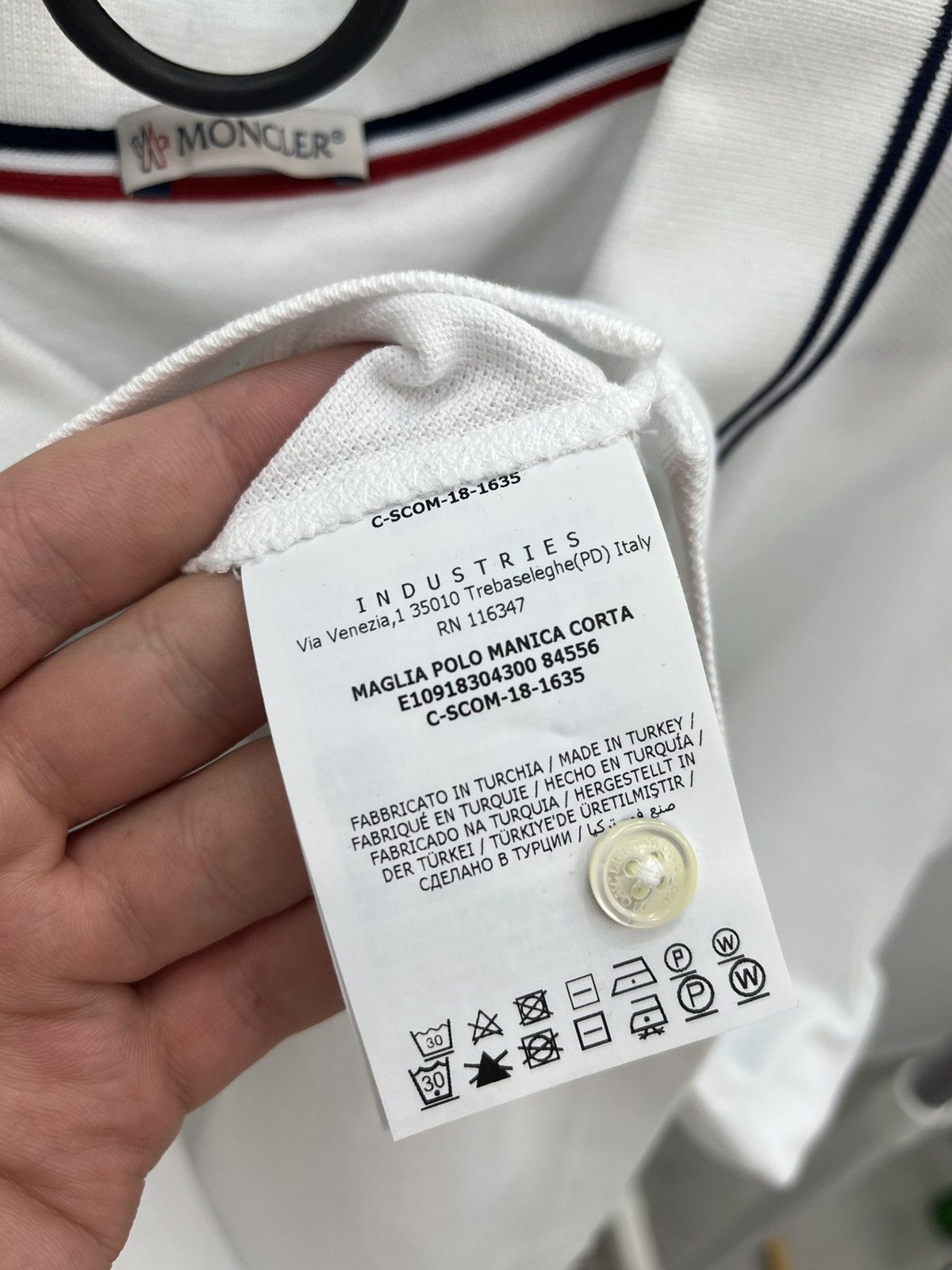 Moncler Moncler Maglia Logo Polo T-Shirt Tee Size US XXL / EU 58 / 5 - 7 Thumbnail