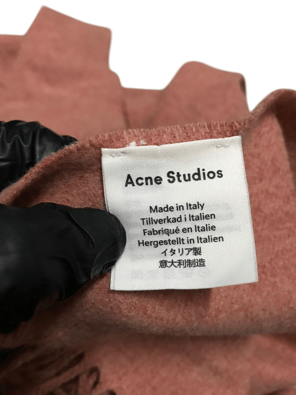 Acne Studios Acnes Studio Fringe Wool Scarf Size ONE SIZE - 3 Thumbnail