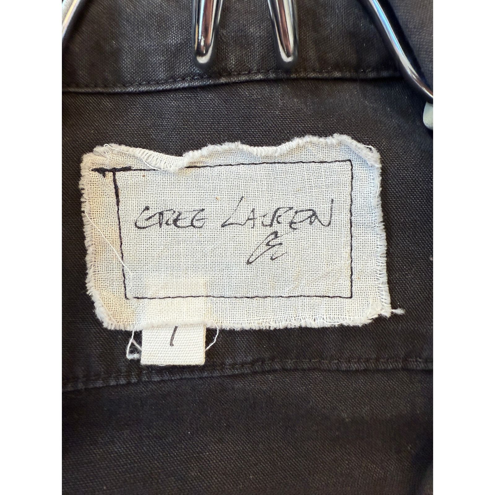 Greg Lauren Greg Lauren Black Tent Short Sleeved Boxy Shirt Size US S / EU 44-46 / 1 - 3 Thumbnail
