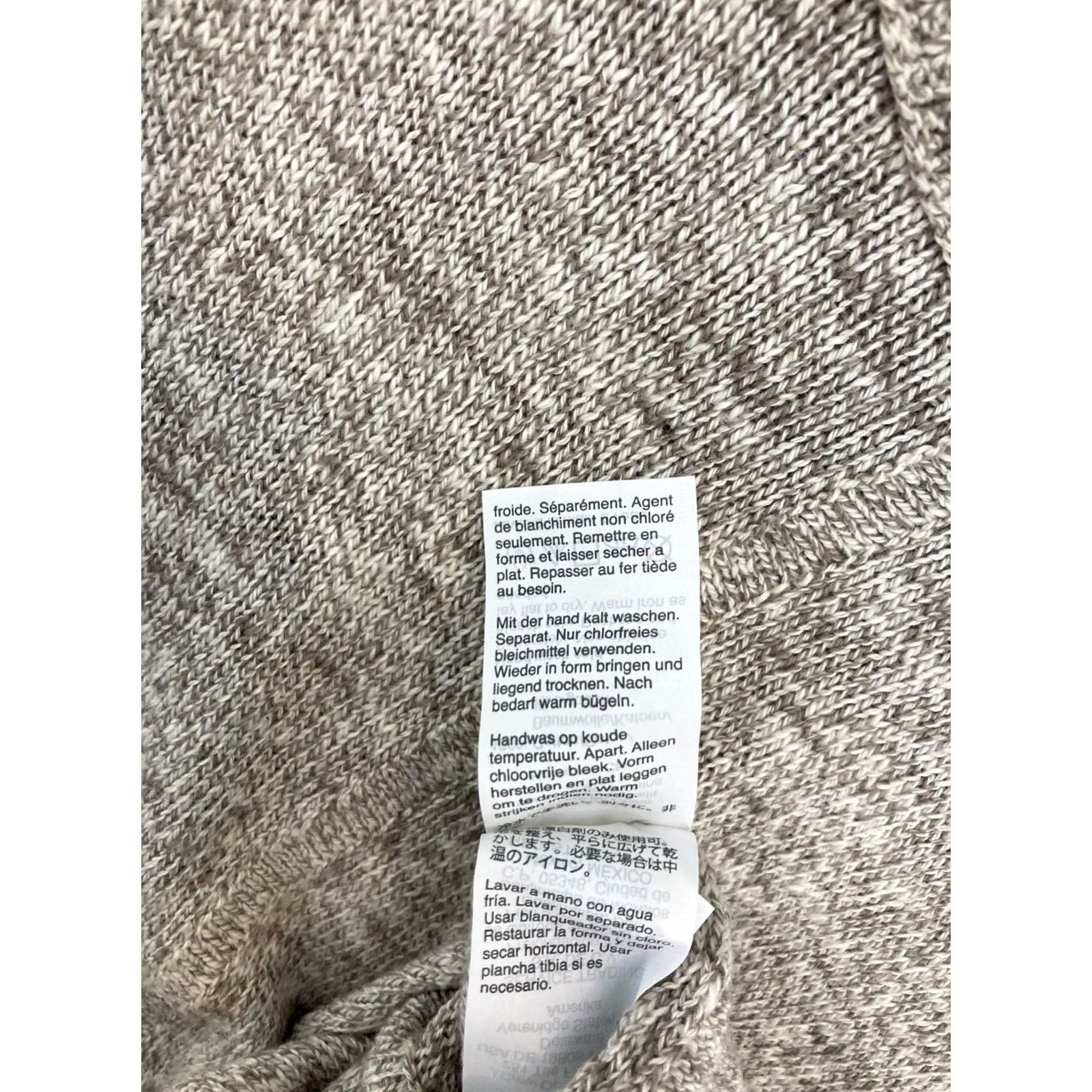 Madewell Madewell Shirt Womens S Brown Tan Short Sleeve Sweater Tie Front Preppy Boho Size S / US 4 / IT 40 - 6 Thumbnail