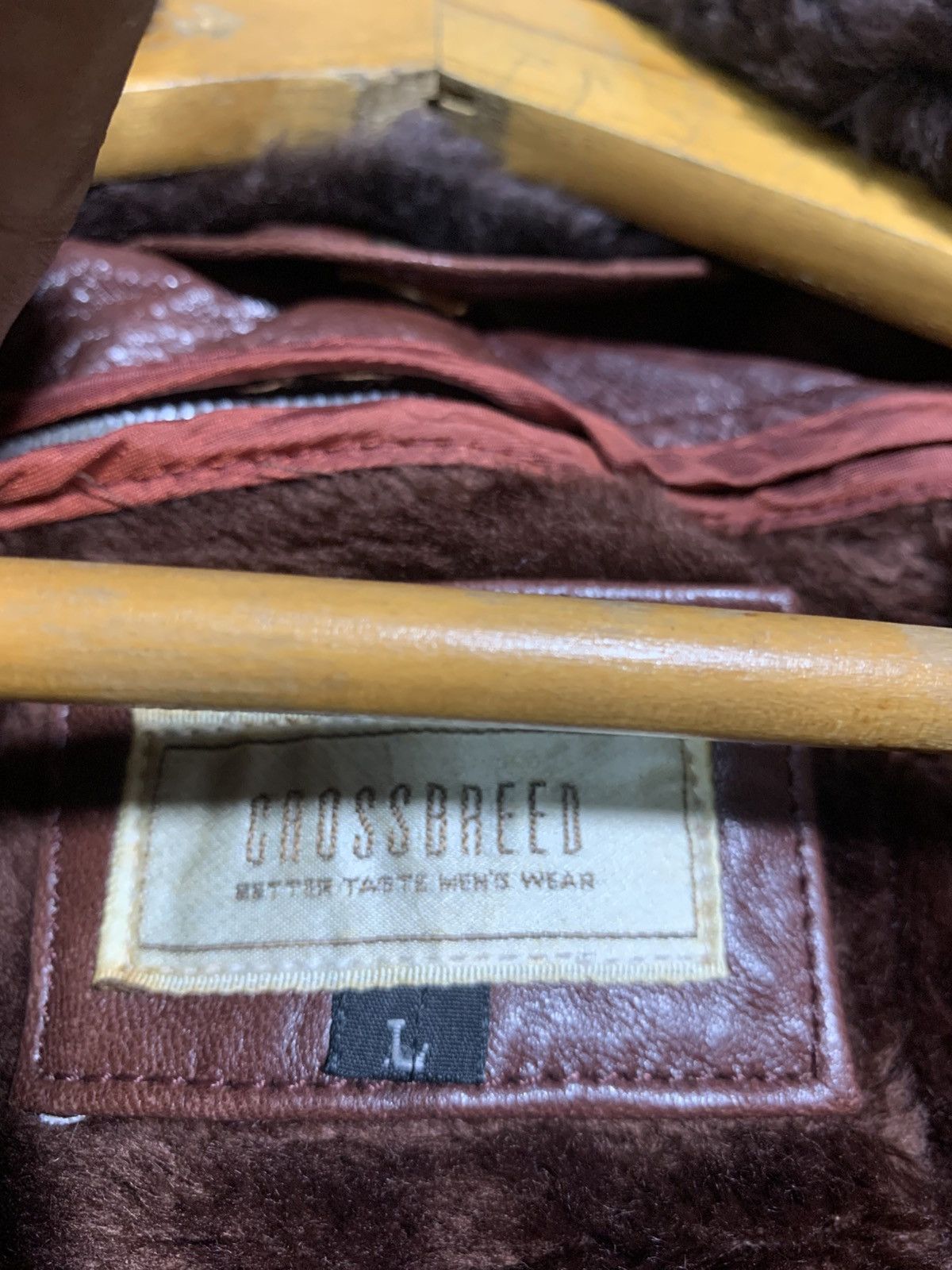 Japanese Brand 🔥VTG SHEEPSKIN LEATHER JACKETS SHERPA Size US L / EU 52-54 / 3 - 12 Thumbnail