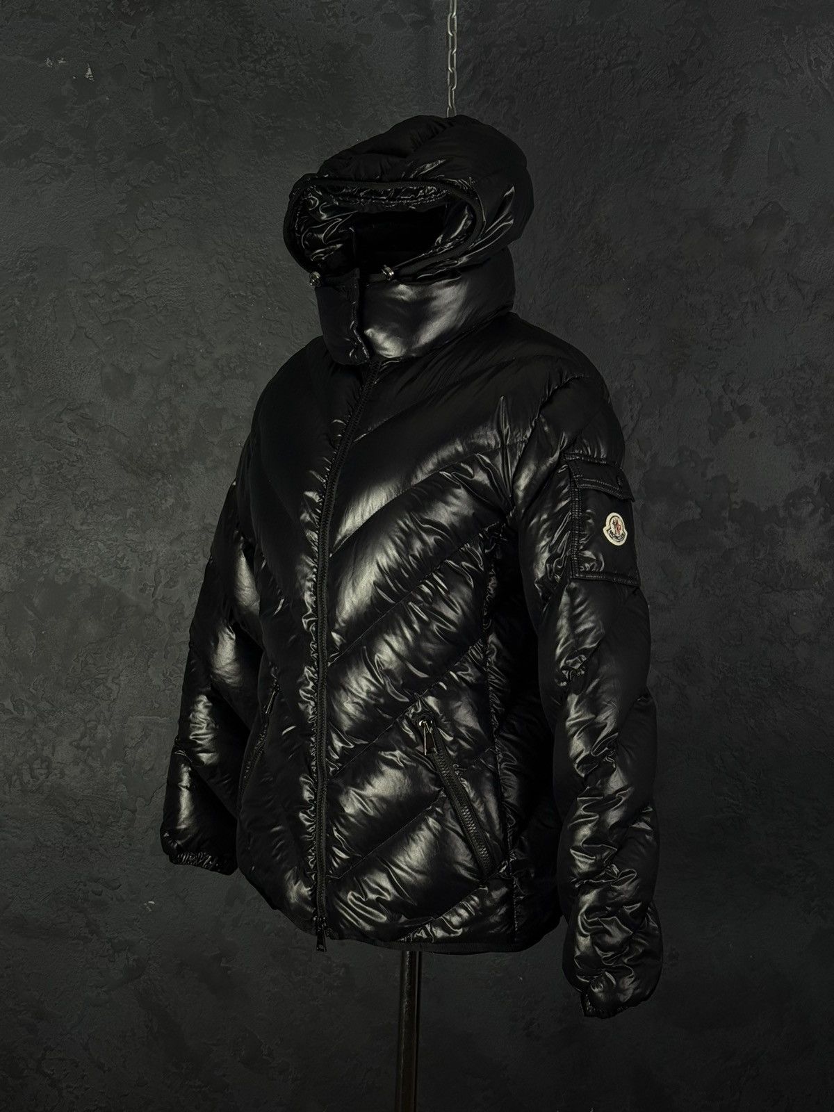 Moncler Moncler Black Brouel Hooded Quilted Jacket Goose Down Size 5 Size L / US 10 / IT 46 - 7 Thumbnail