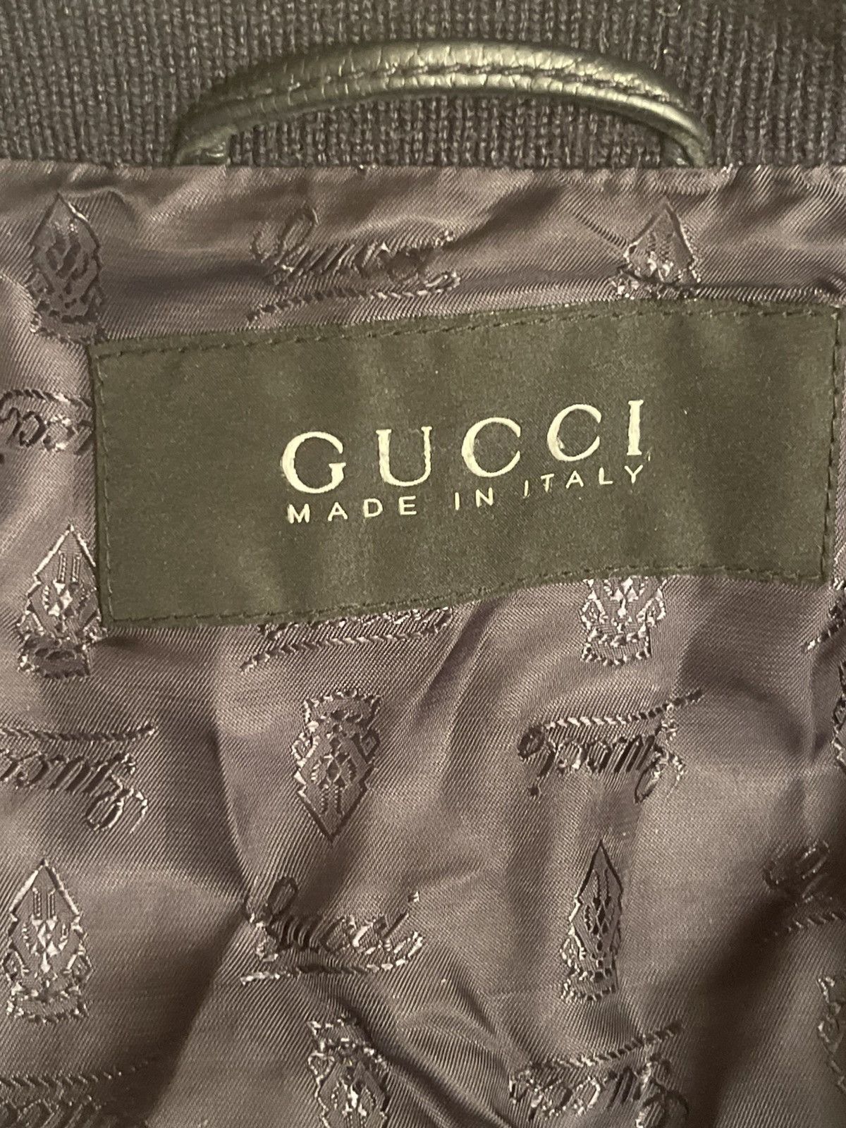 Gucci Vintage Gucci genuine leather jacket Size US XL / EU 56 / 4 - 8 Thumbnail