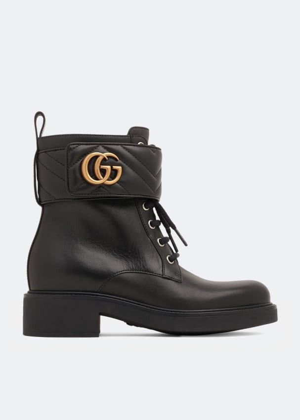 Gucci Marmont Double G Ankle Boots SIZE 41