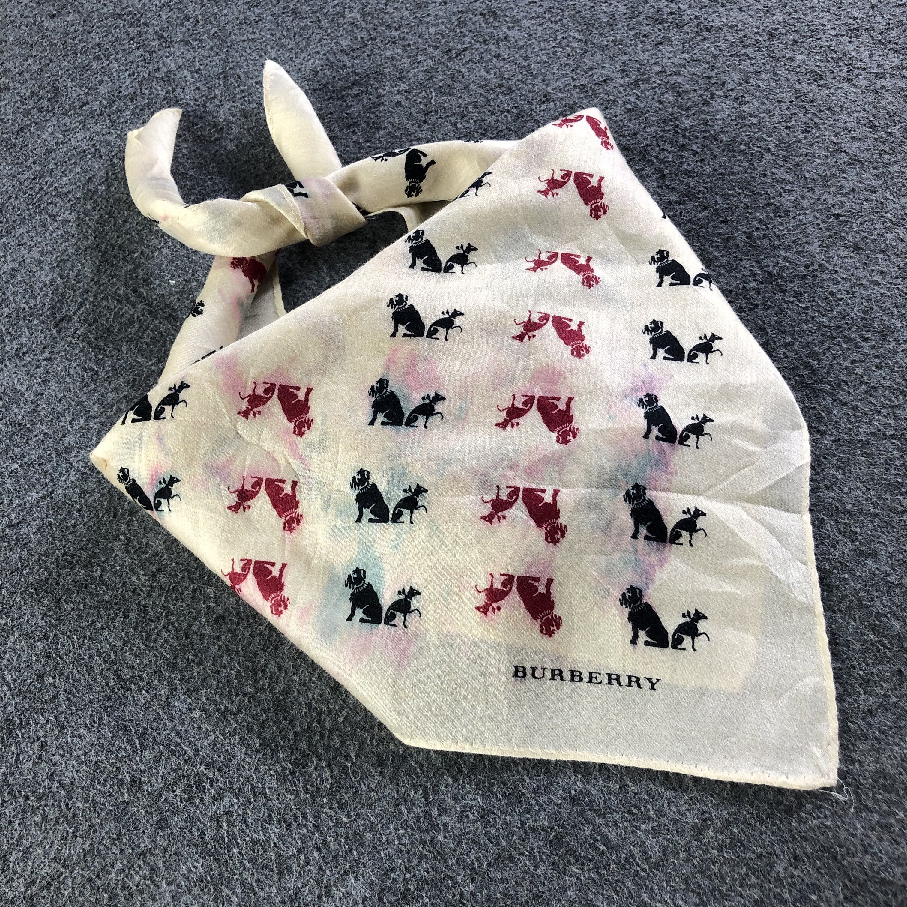 Burberry Burberry Handkerchief Bandana Neckerchief H2317 Size ONE SIZE - 1 Thumbnail