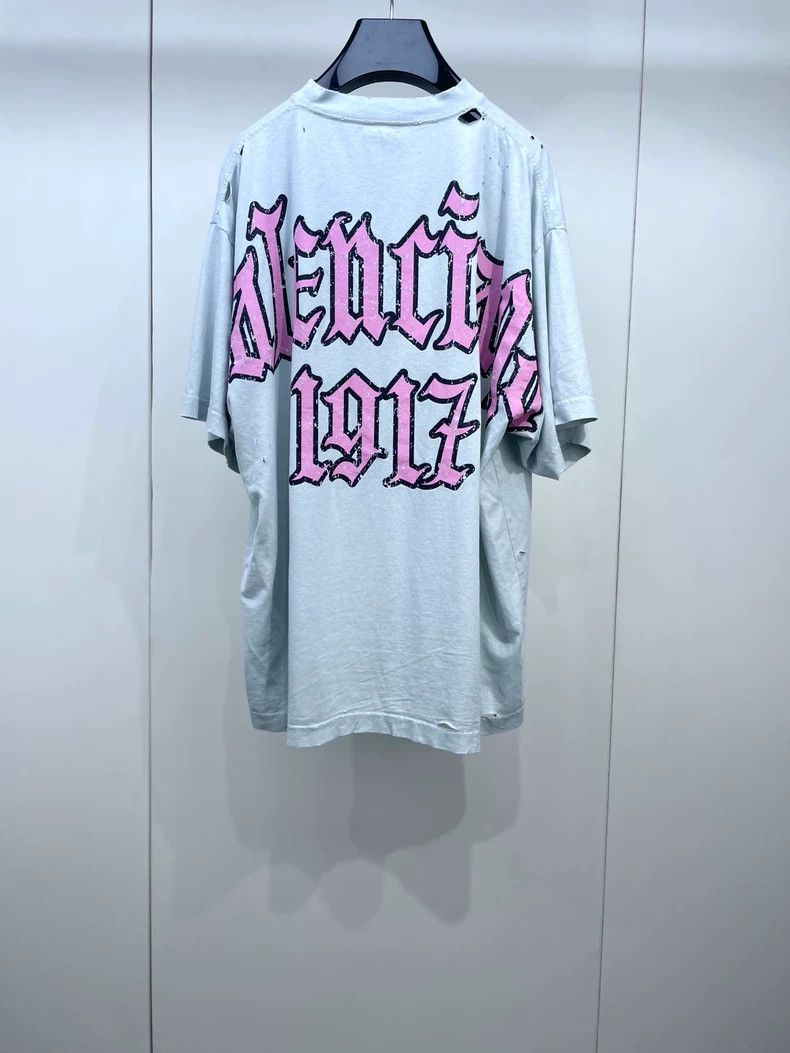 Balenciaga Balenciaga Make Old Alphabet Short Sleeve T-Shirt Size US L / EU 52-54 / 3 - 2 Thumbnail