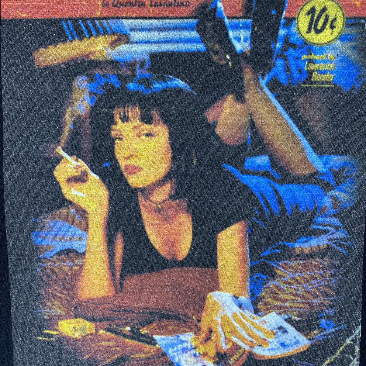 Other QUENTIN TARANTINO FILM🔥 PULP FICTION MOVIE POSTER TEE Size US XL / EU 56 / 4 - 5 Thumbnail