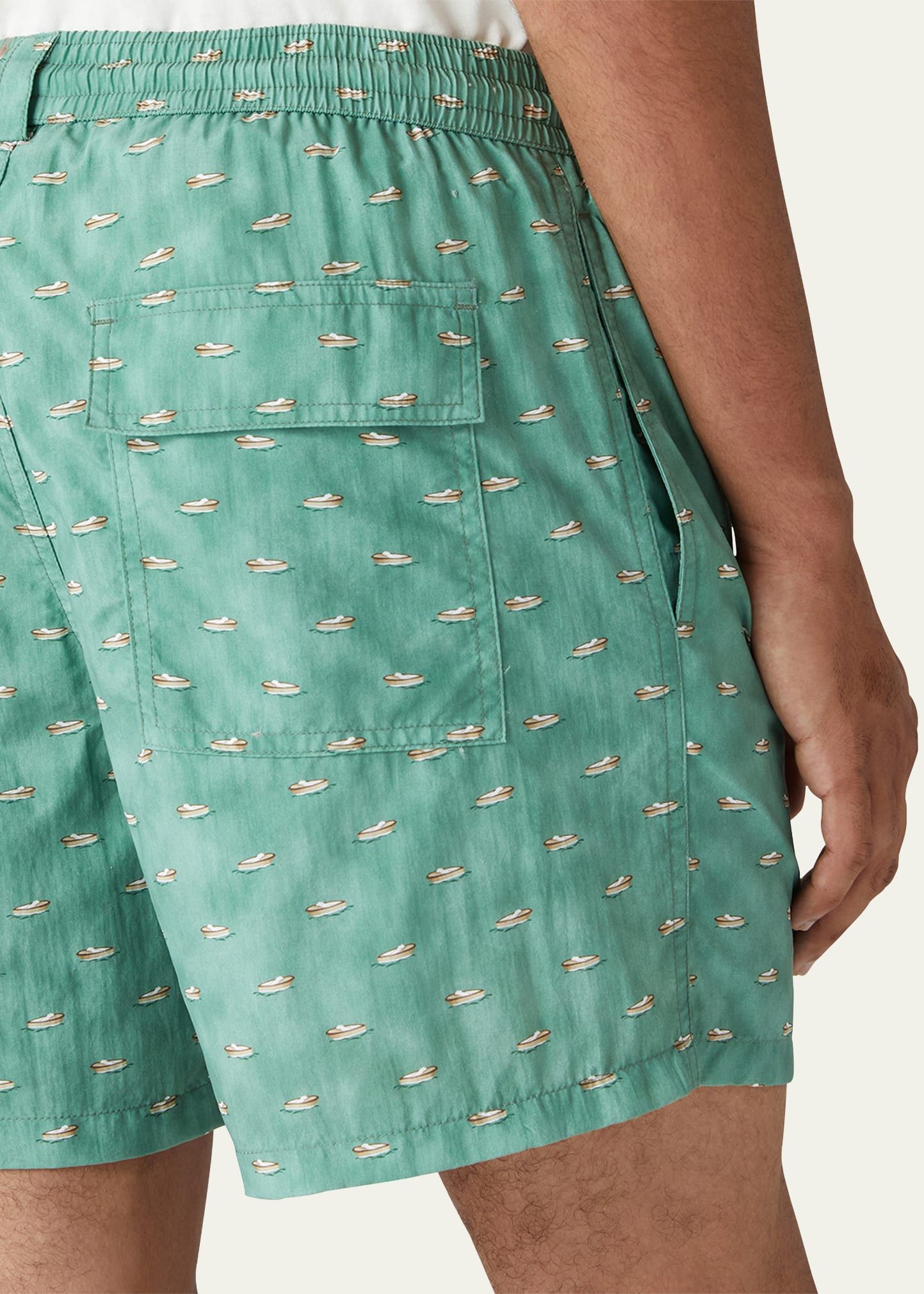 Loro Piana o1srvl11e1024 Bay Swim Trunk in Green Size US 30 / EU 46 - 5 Thumbnail