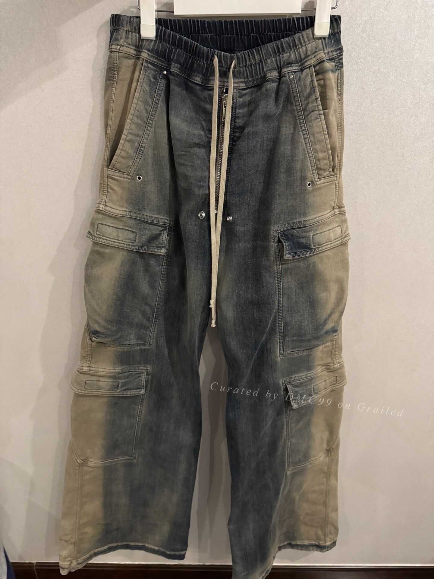Rick Owens Rickwens Bela Light Wash Pocket Pants Size US 32 / EU 48 - 1 Thumbnail