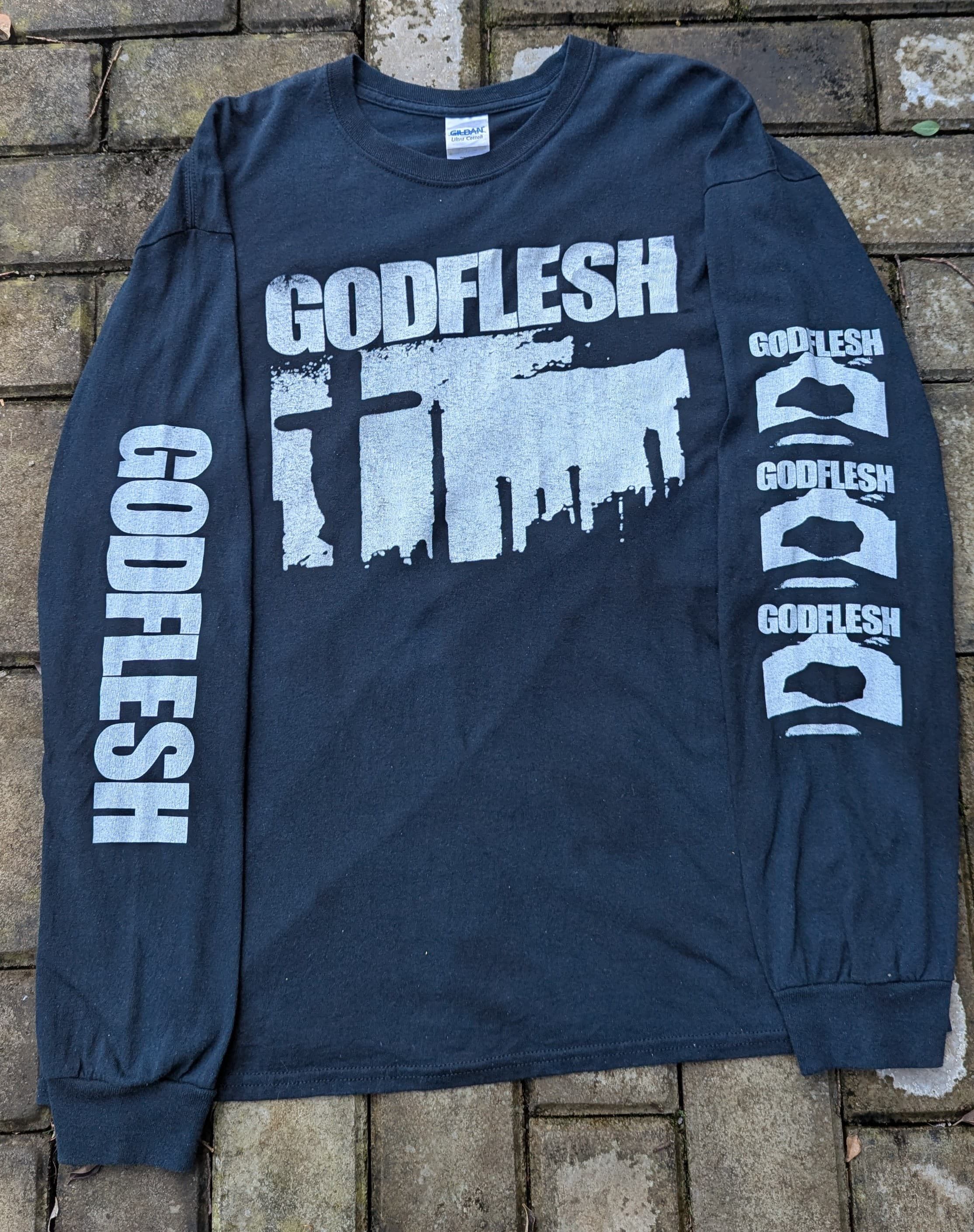 Vintage 1996 GODFLESH LONG SLEEVE TシャツXL 1996 GODFLESH LONG SLEEVE – JERKS™
