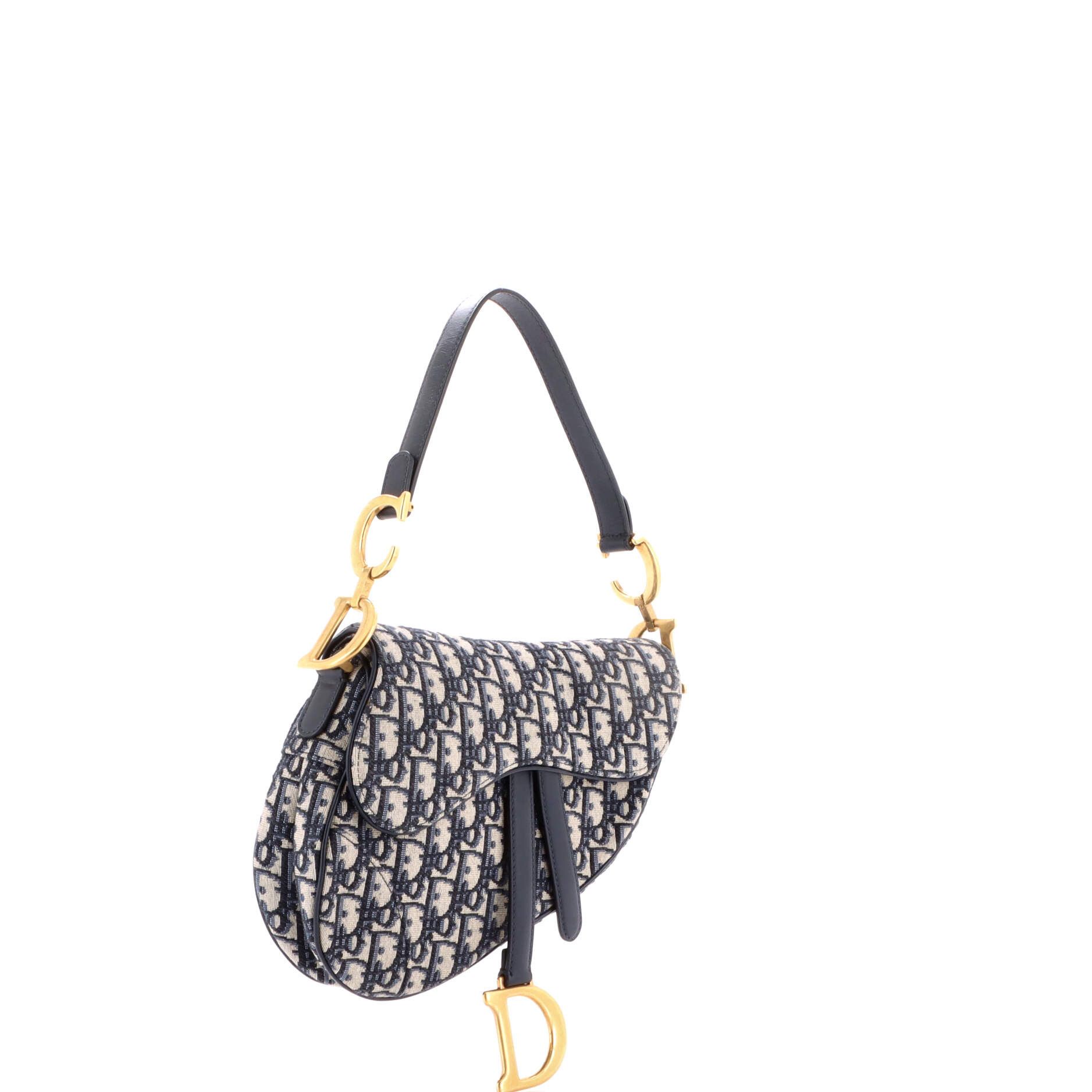 Dior Saddle Handbag Oblique Canvas Medium Size ONE SIZE - 1 Thumbnail