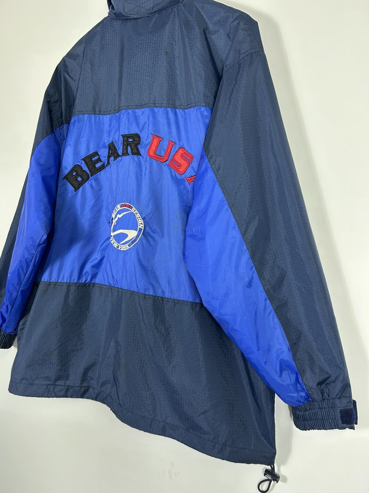 Vintage ⚡️Vintage Bear USA Zipper Windbreaker Jacket Size US L / EU 52-54 / 3 - 17 Thumbnail