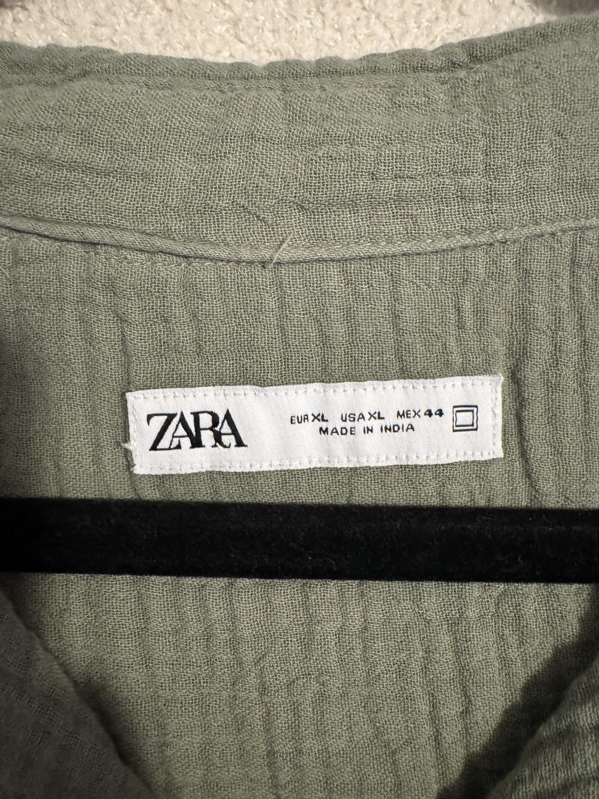 Zara Zara Green Polo Shirt Size US XL / EU 56 / 4 - 2 Thumbnail