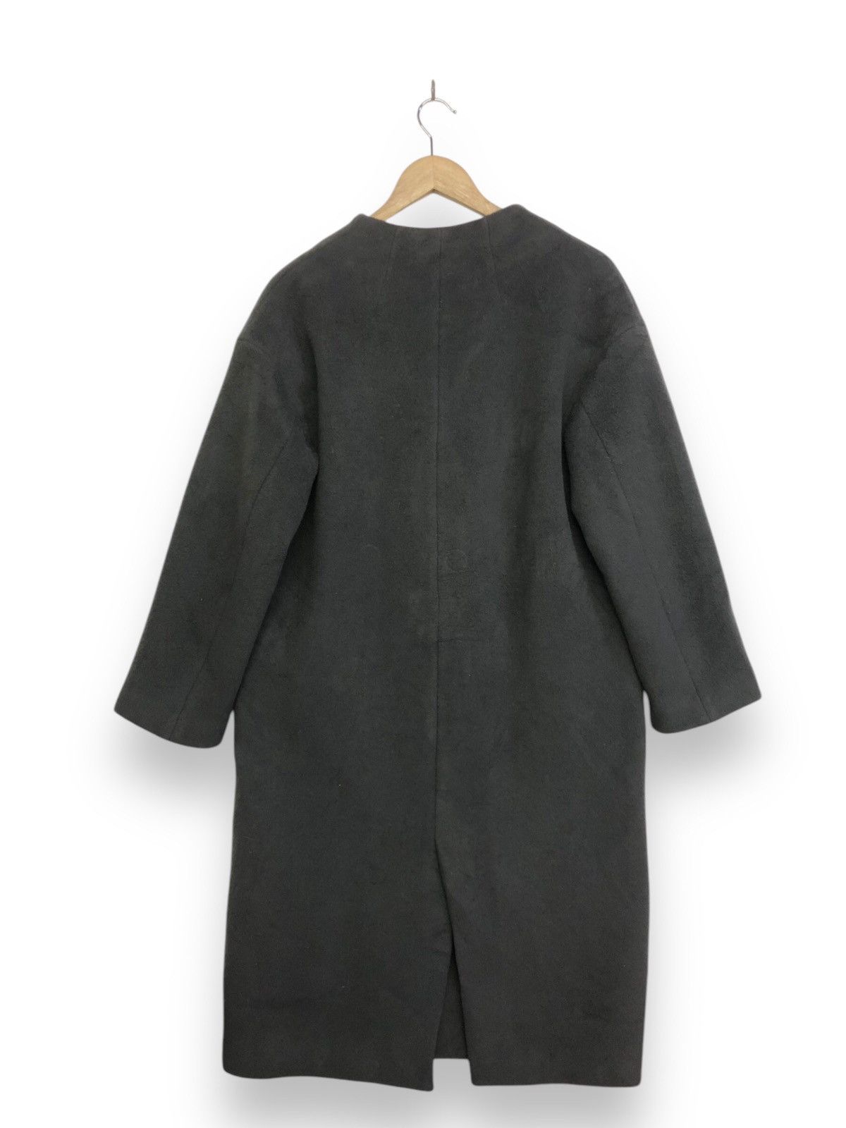 Japanese Brand IENA MANTECO NON-COLLAR WINTER LONG COAT Size XS / US 0-2 / IT 36-38 - 3 Thumbnail