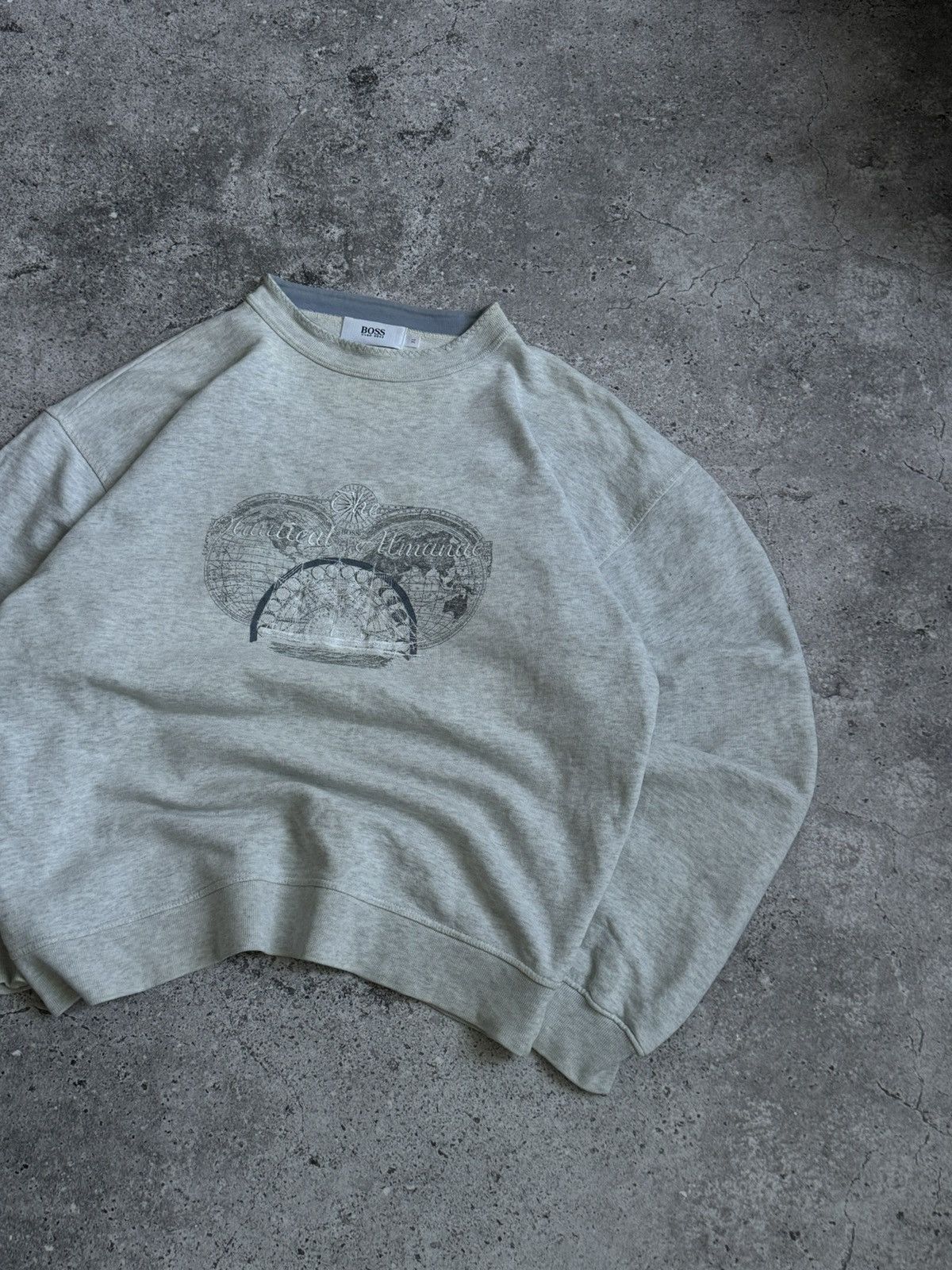 Hugo Boss × Vintage Vintage rare Nautical Almanac Hugo Boss sweatshirt Size US XL / EU 56 / 4 - 5 Thumbnail