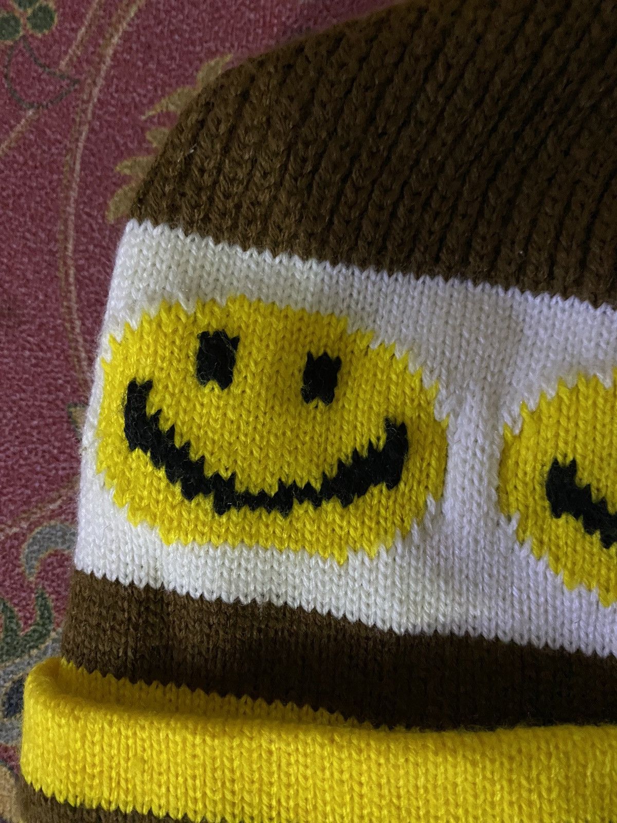 Japanese Brand × Vintage Japanese Brand Smile Beanie Size ONE SIZE - 2 Thumbnail