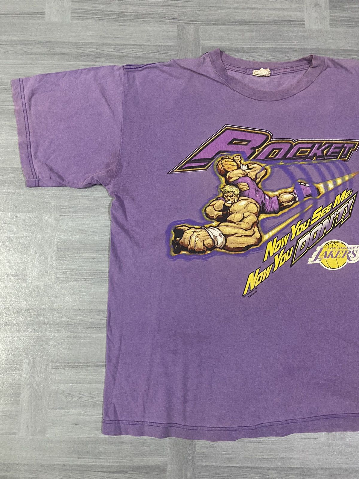 NBA Vintage LA Lakers Rocket Now You See Me , Now You Don’t Size US L / EU 52-54 / 3 - 5 Thumbnail