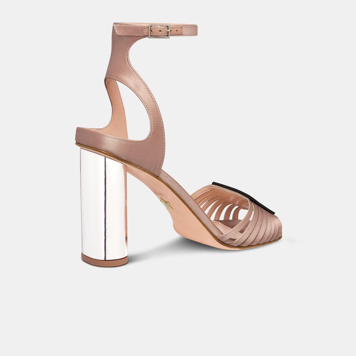 Dior o1bcso1str0225 Heeled Sandal in Nude Size US 5 / IT 35 - 3 Thumbnail