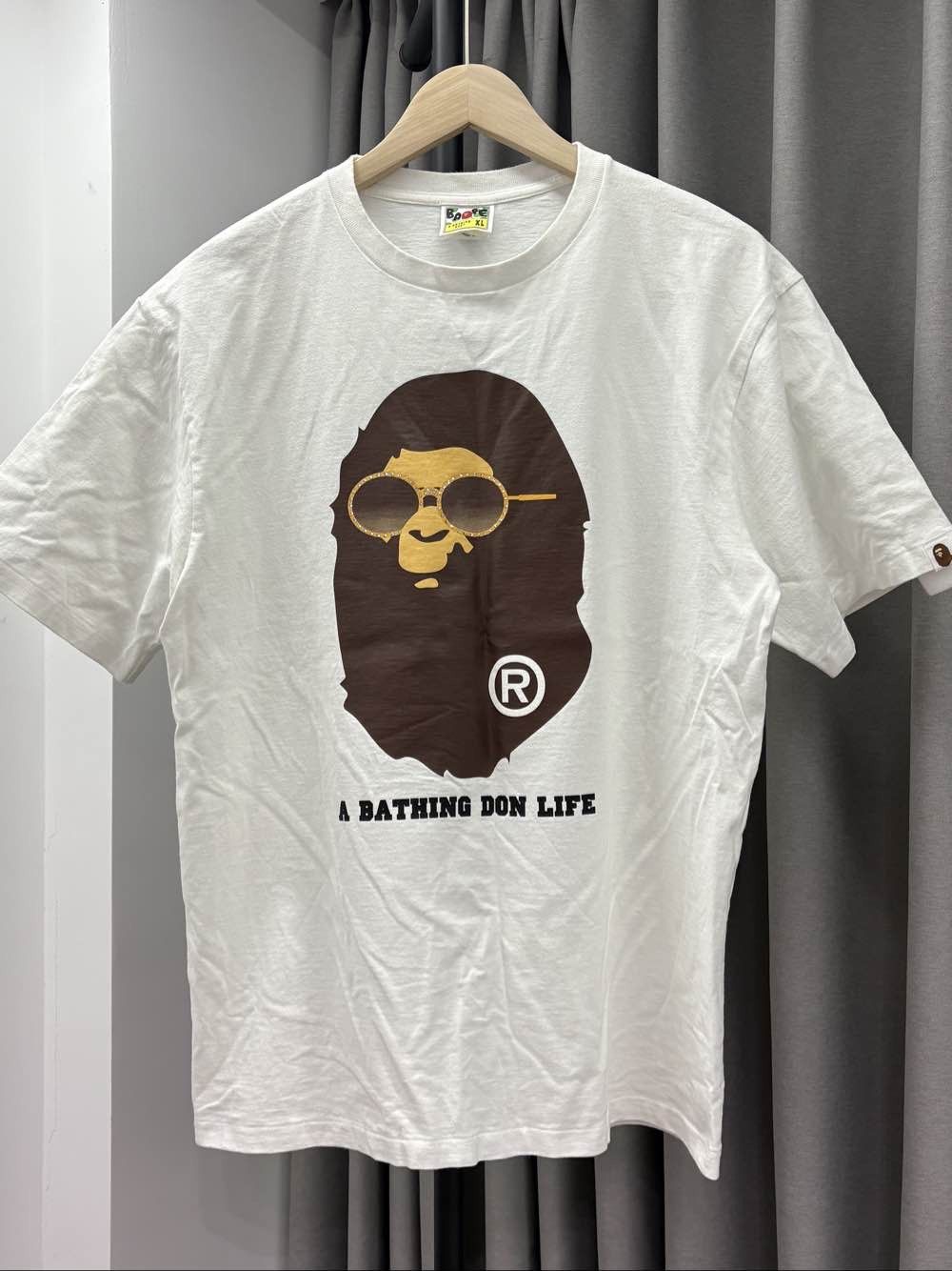 Bape A BATHING APE x Big Sean Rhinestone Graphic T-Shirt XL Size US XL / EU 56 / 4 - 1 Thumbnail
