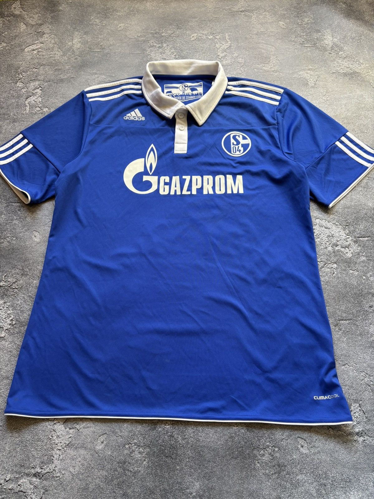 Adidas 2010/2011 Adidas Schalke 04 #7 Raul Away Soccer Jersey Rare Size US XL / EU 56 / 4 - 7 Thumbnail