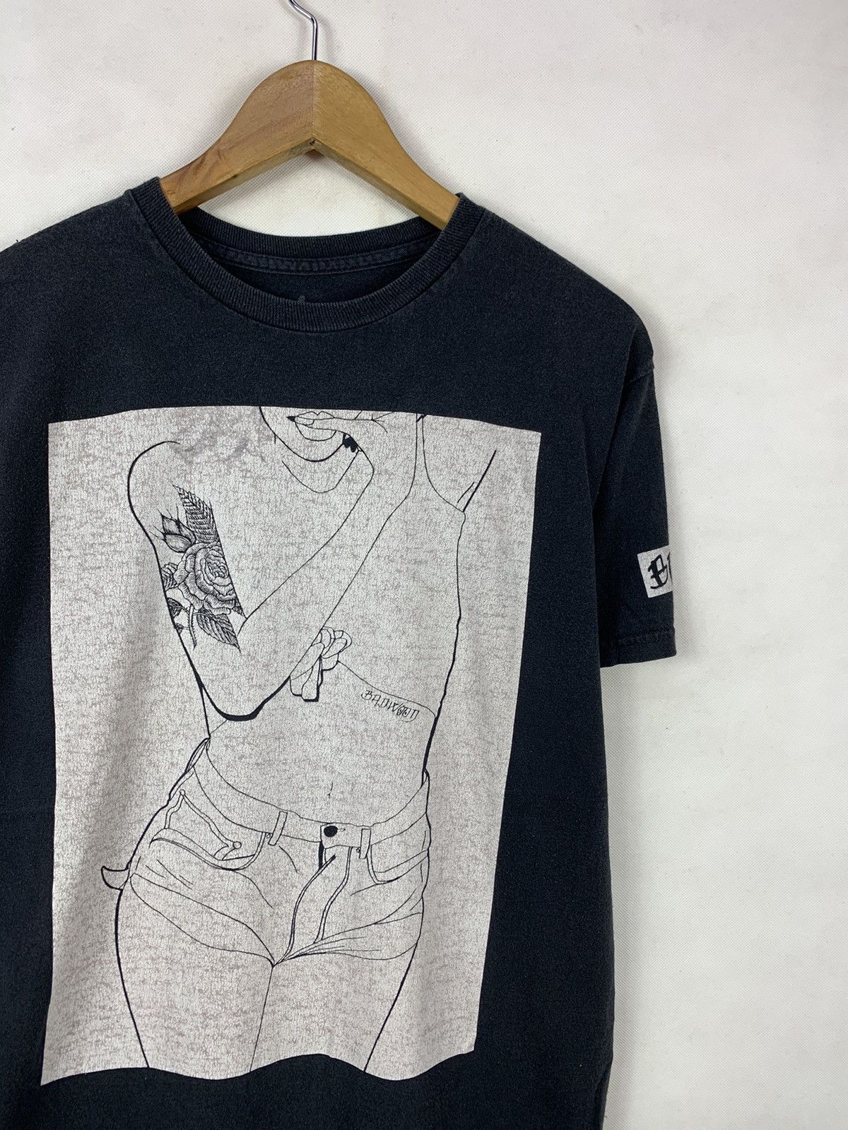Other Steals! Badwood Tattoo Girl Skate Surf Streetwear Tee Size US M / EU 48-50 / 2 - 2 Thumbnail