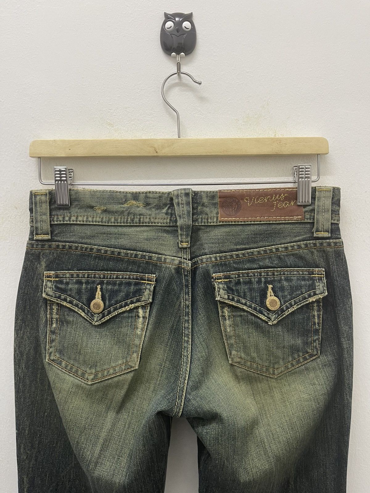 Edwin Rare Vintage VIENUS JEAN Something by Edwin Japan Flare Size US 28 / EU 44 - 16 Thumbnail