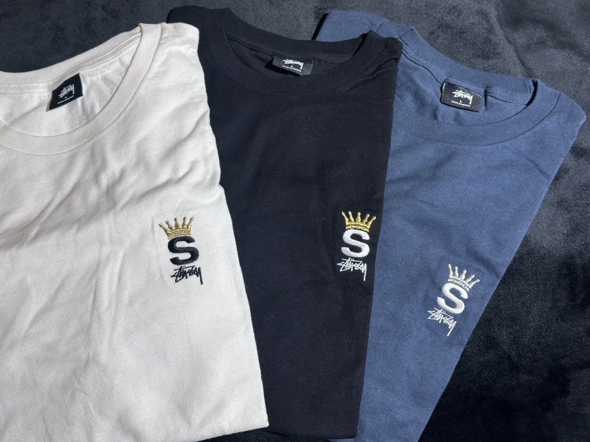 Stussy Stussy Embroidered Short Sleeve Tee Set Size US L / EU 52-54 / 3 - 1 Thumbnail