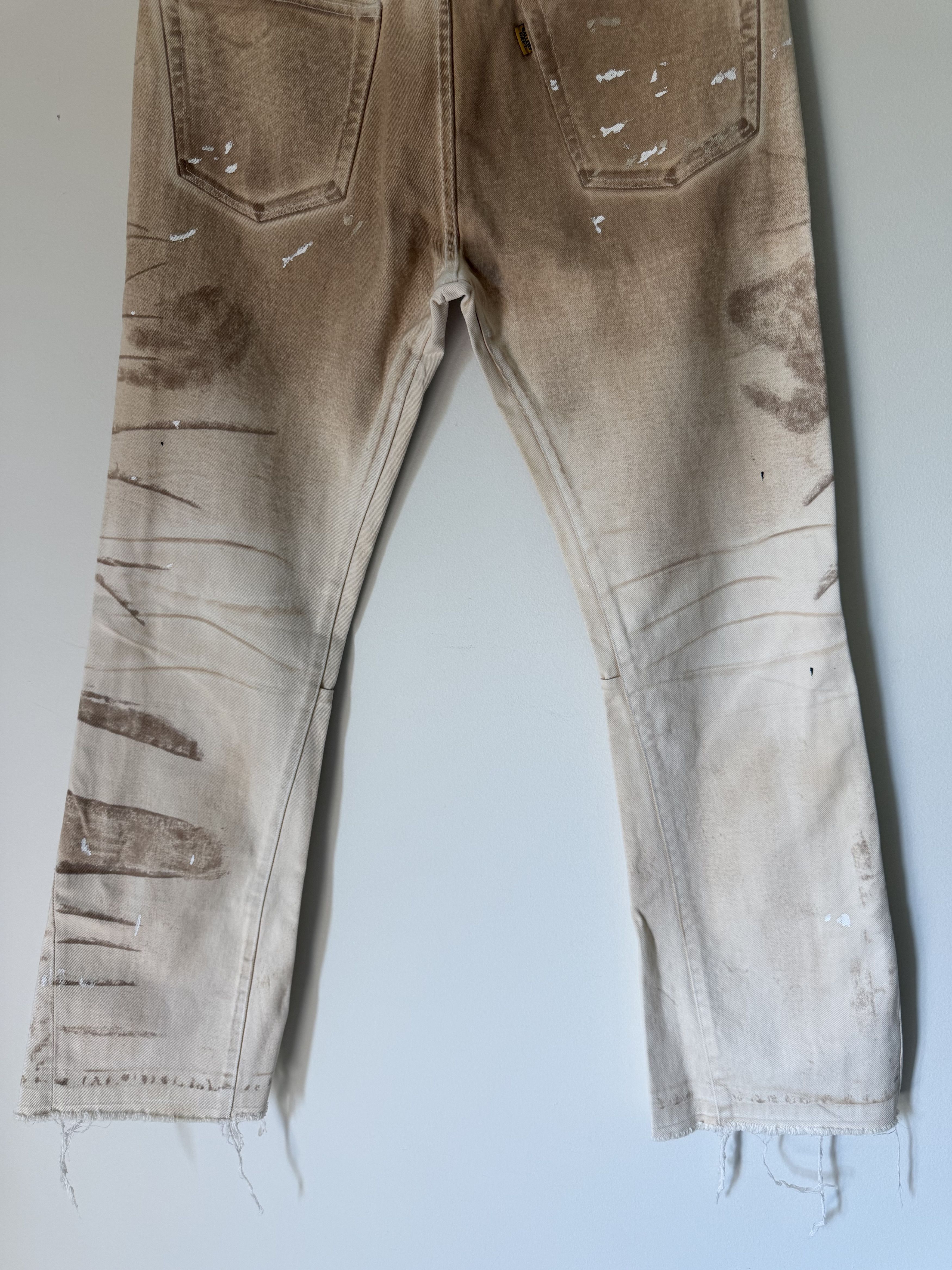 Gallery Dept. Gallery Dept. Brisko LA Flare Carpenter Pants Antique White Size US 34 / EU 50 - 6 Thumbnail