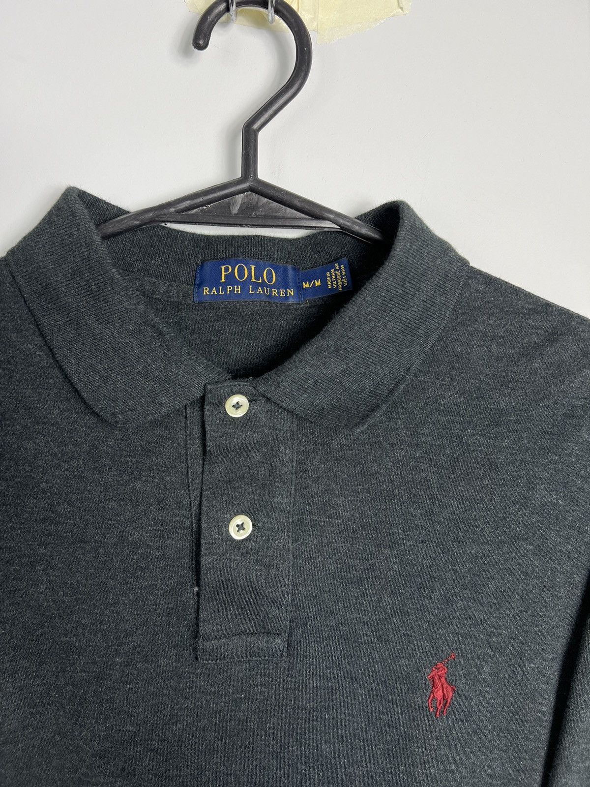 Polo Ralph Lauren × Ralph Lauren Longsleeve Polo Ralph Lauren Logo 100% Cotton Size US M / EU 48-50 / 2 - 2 Thumbnail