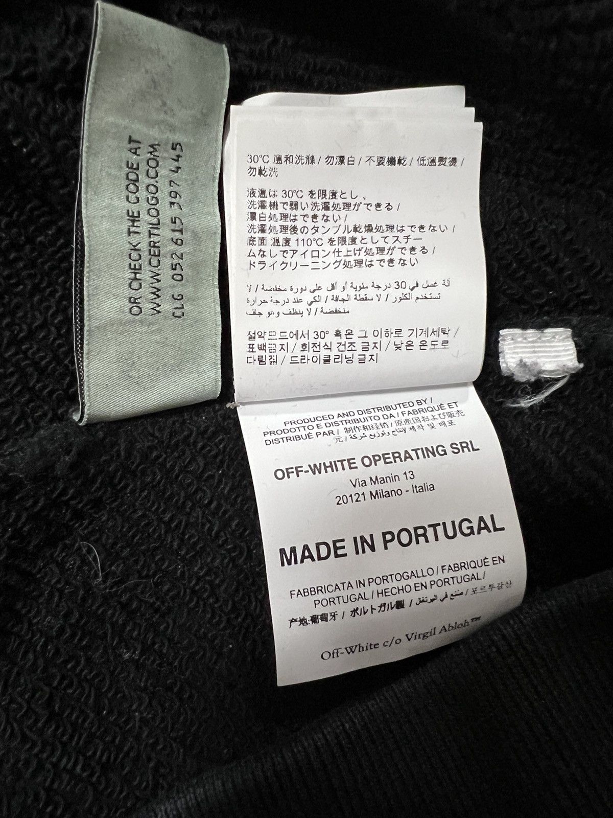 Off-White OFF-WHITE Diagonal Logo Sweatshirt Size US L / EU 52-54 / 3 - 8 Thumbnail