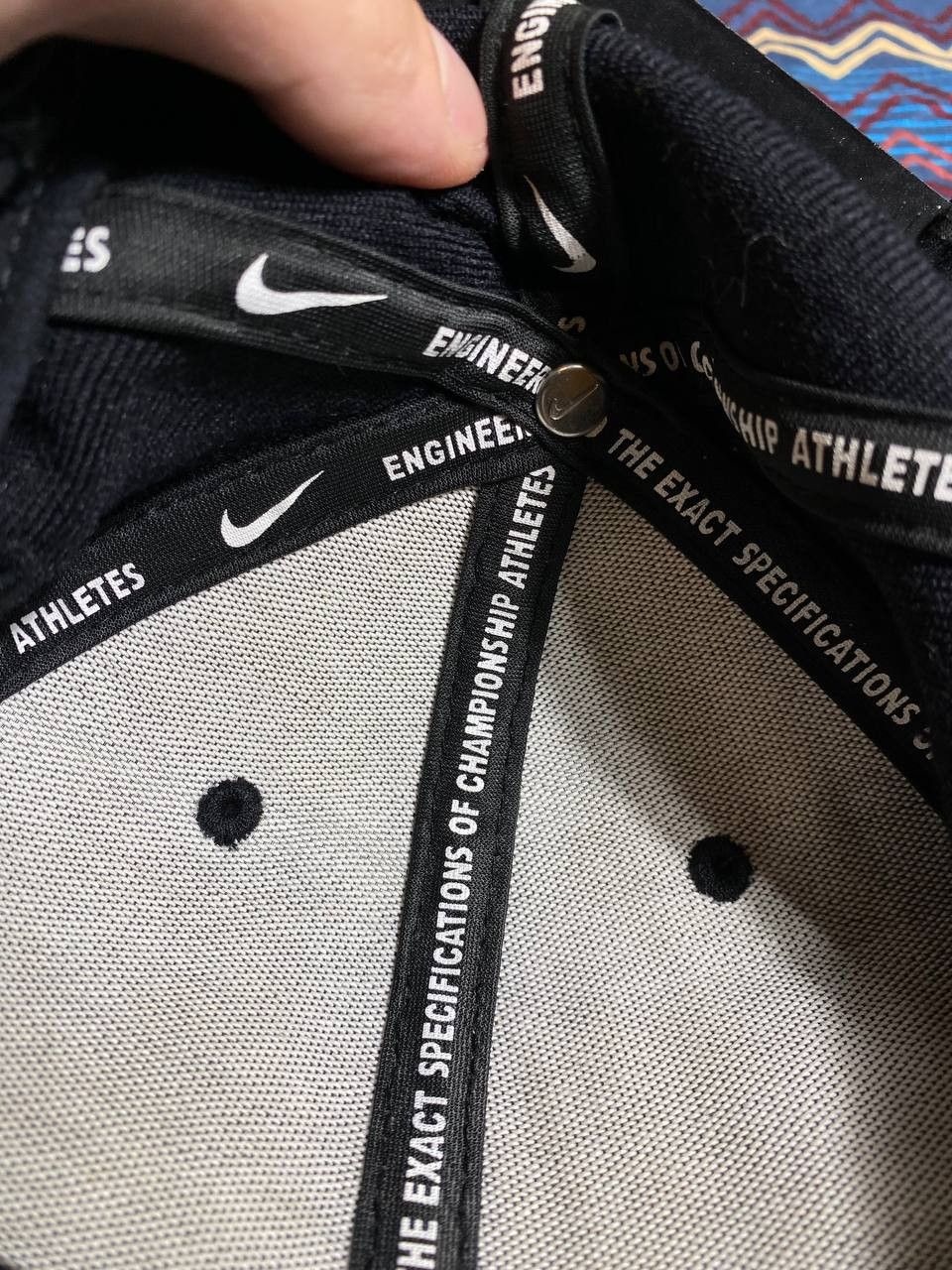 Nike VERY RARE NIKE CAP BIG LOGO SWOOSH DRILL Y2K 90s HYPE RETRO Size ONE SIZE - 6 Thumbnail