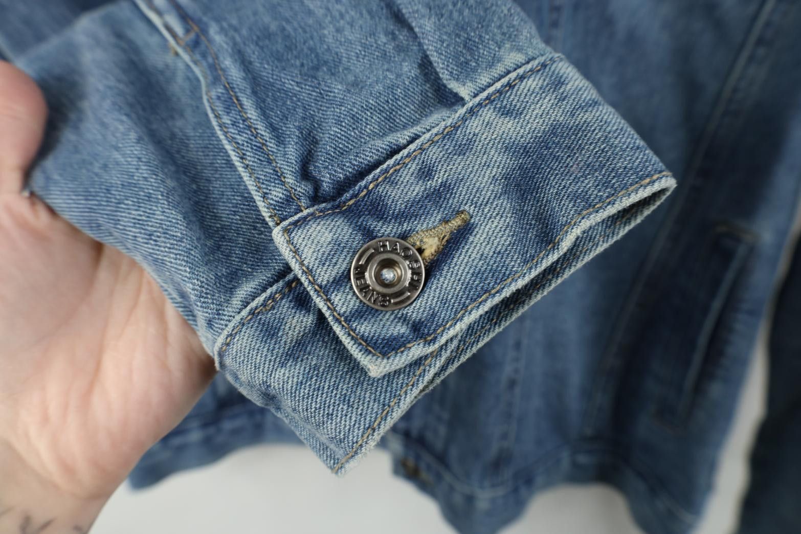 Vintage Vintage 90s Y2K Hotel Casino Denim Jean Trucker Jacket Blue Size US L / EU 52-54 / 3 - 9 Thumbnail