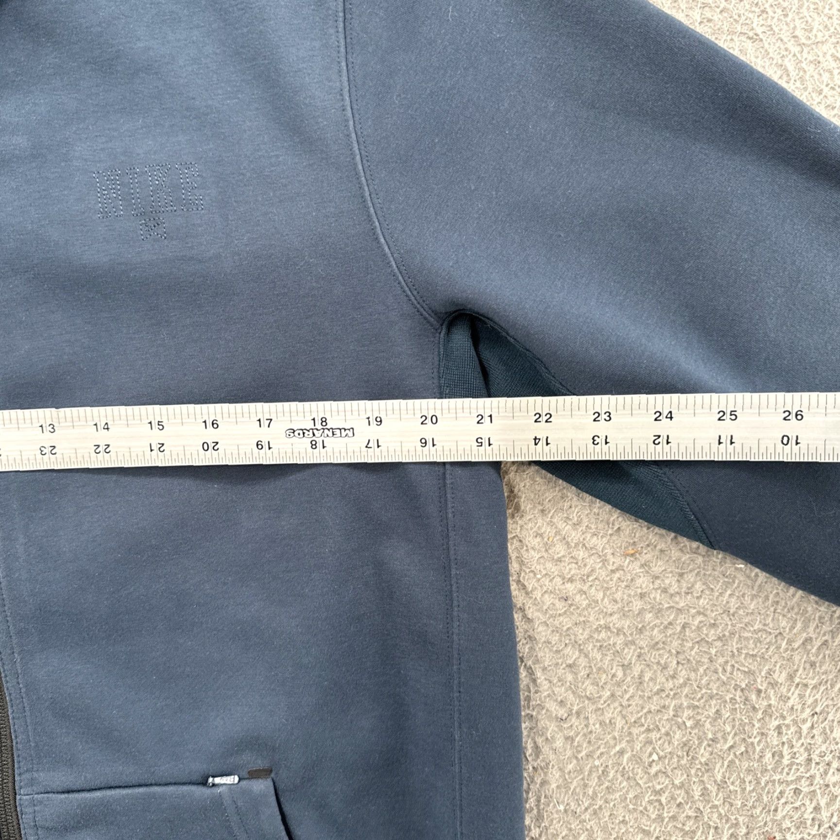 Nike Nike Tech Fleece Zip Hoodie Mens Storm Fit Water Resistant Blue L Sweatshirt Hoodie Full Zip Logo Storm Nike Sportswear Shirt Jacket Size US L / EU 52-54 / 3 - 5 Thumbnail