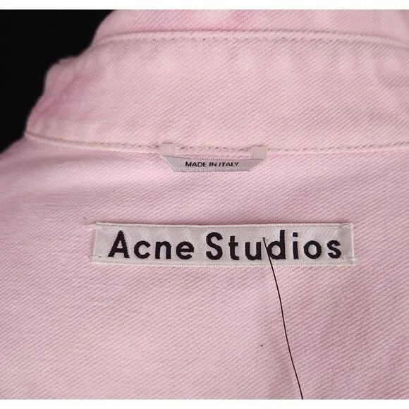 Acne Studios Acne Studios Panelled Denim Overshirt XS Mens Jacket Pink Size US XS / EU 42 / 0 - 10 Thumbnail