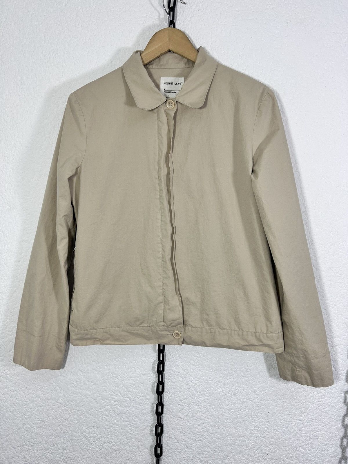 image of Archival Clothing x Helmut Lang Work Jacket Vintage 1996 in Camel, Men's (Size Medium)