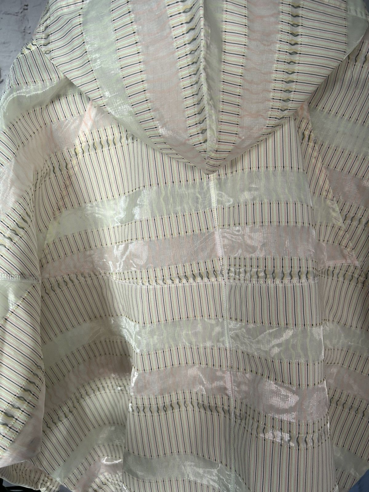 Nike Nike Striped Translucent Oversized Hooded Jacket Size S / US 4 / IT 40 - 8 Thumbnail