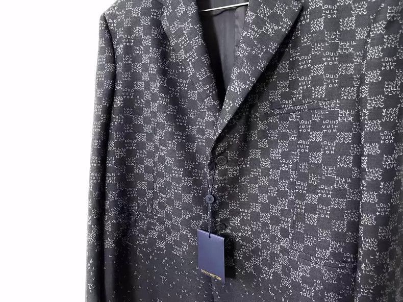Louis Vuitton Louis Vuitton Graffiti Checkered Blazer-2506 Size US L / EU 52-54 / 3 - 2 Thumbnail