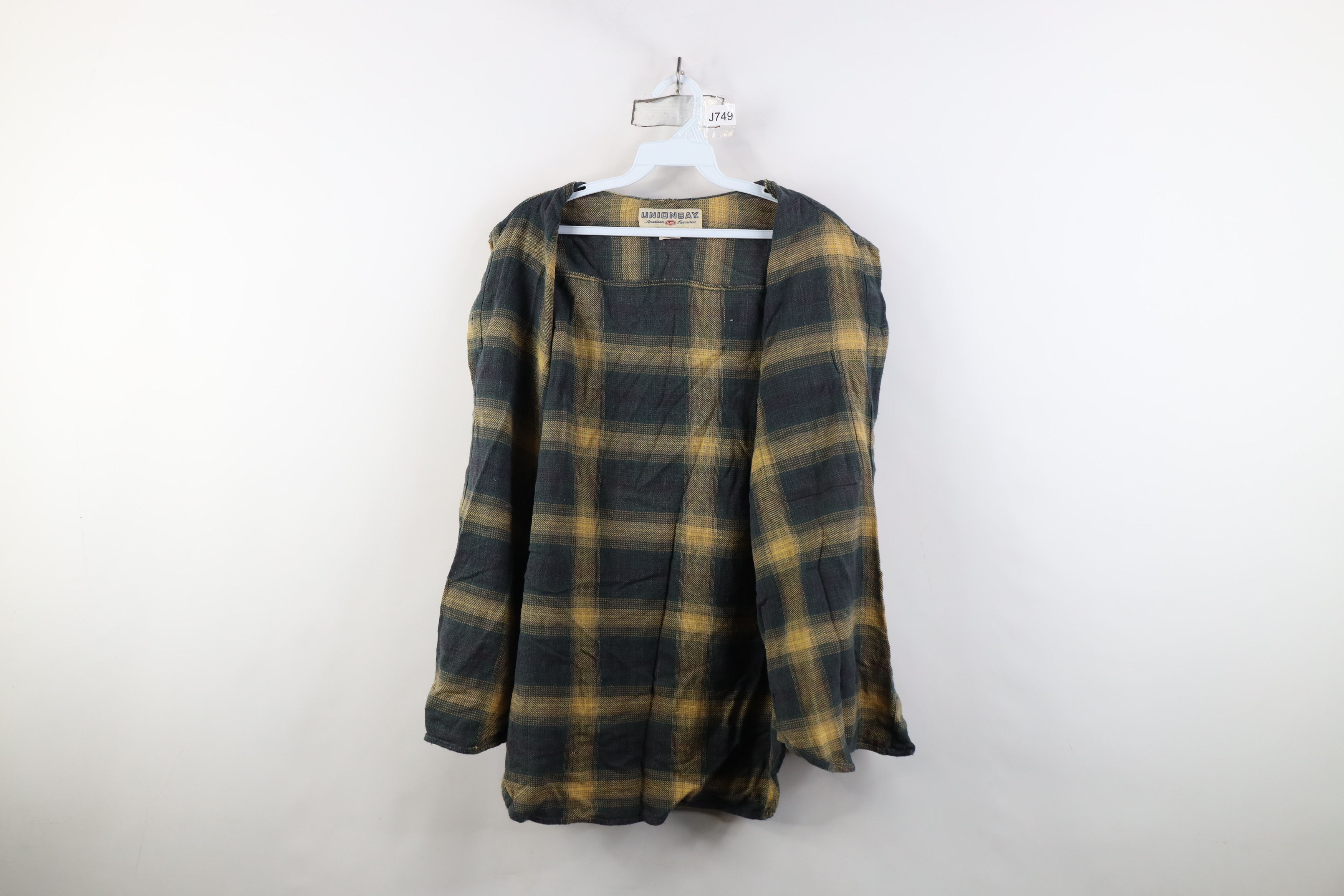 UNIONBAY Vintage 90s Unionbay Surfing Flannel Hooded Shirt Jacket Size M / US 6-8 / IT 42-44 - 11 Thumbnail